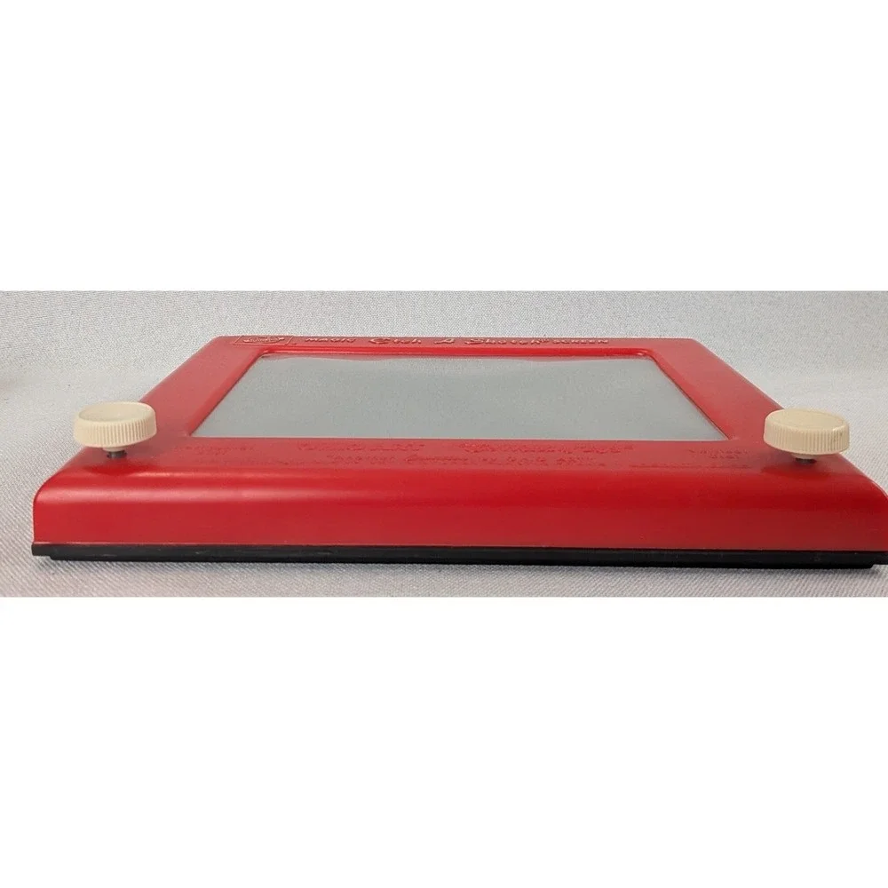 Ohio Art Etch A Sketch Kids Unisex OS Red Good Vintage Mechanical Drawing Toy